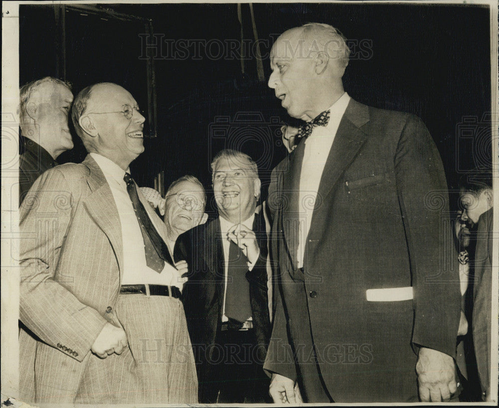 1948 Press Photo Sen. Robert A. Taft, Norman Thomas - Historic Images