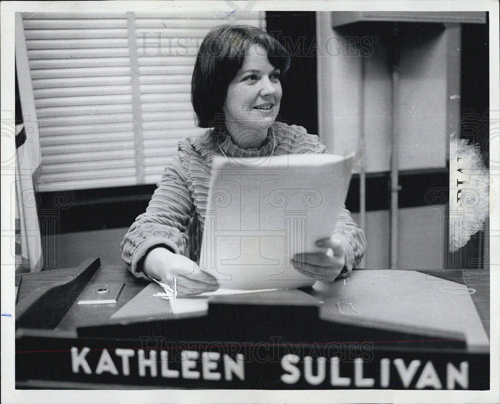 1976 Press Photo Kathleen Sullivan - Historic Images