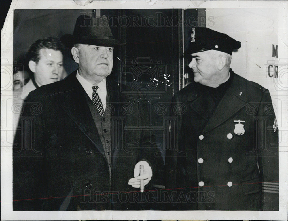 1946 Press Photo John L Lewis President United Mine Workers - Historic Images