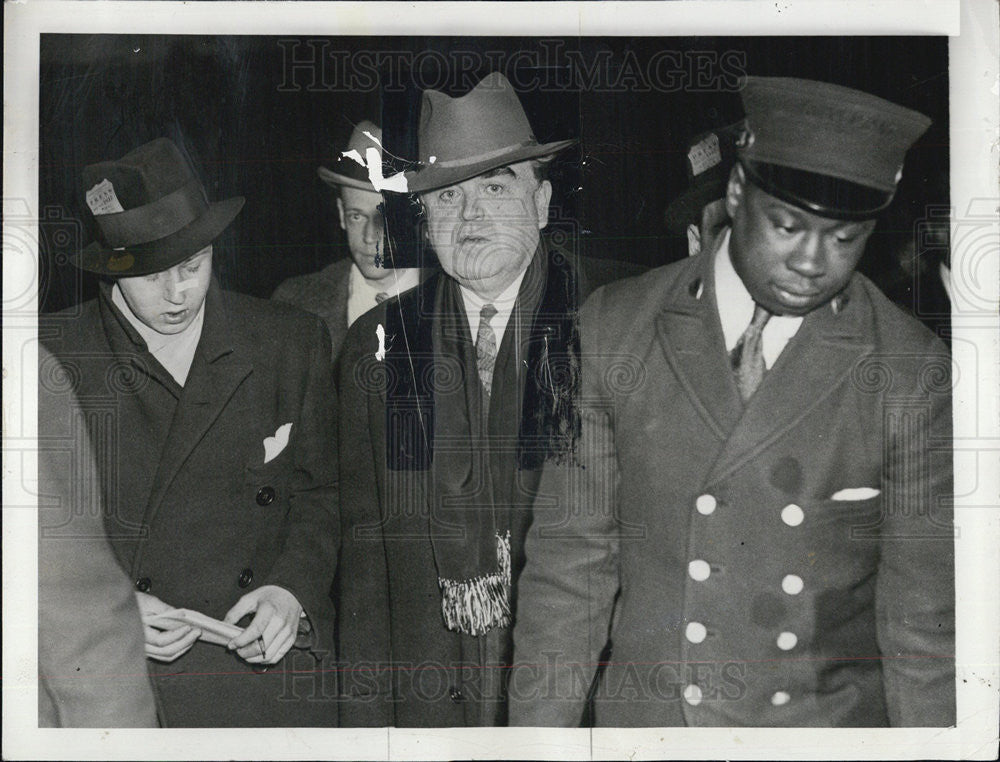 1937 Press Photo John L Lewis President United Mine Workers - Historic Images