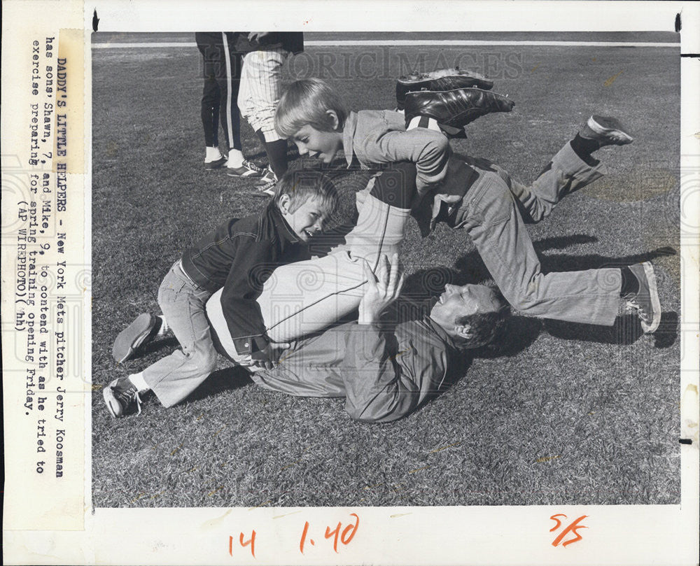 1977 Press Photo New York Mets Jerry Koosman, Baseball - Historic Images