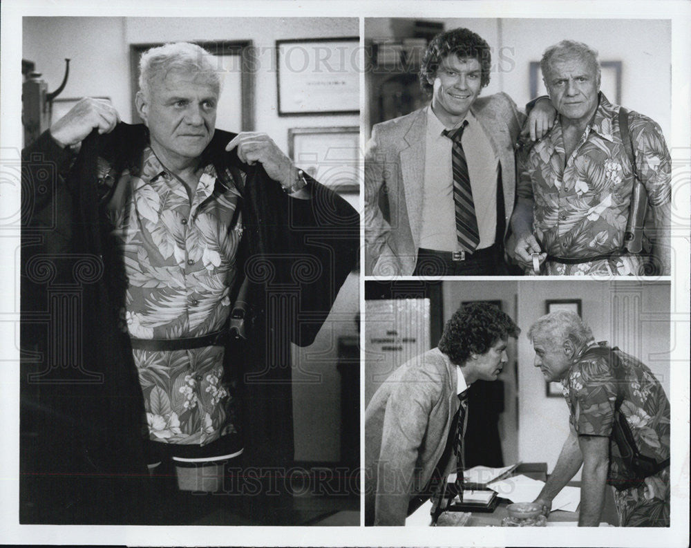 Press Photo Actors Brian Keith and Daniel Hugh-Kelly - Historic Images