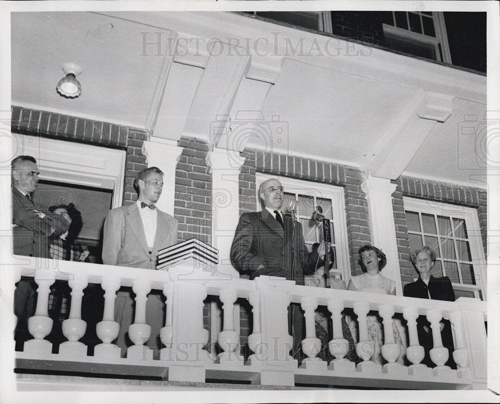 1952 Press Photo C.Clement French, President of Washington State College. - Historic Images