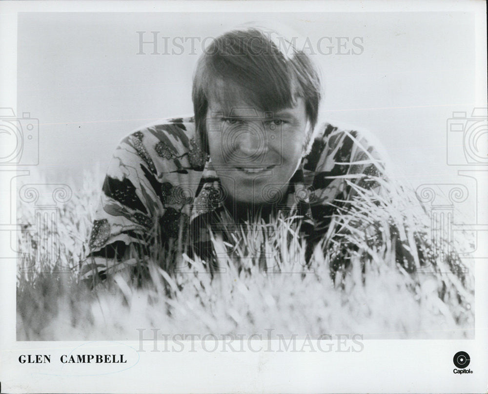 1973 Press Photo singer Glen Campbell - Historic Images