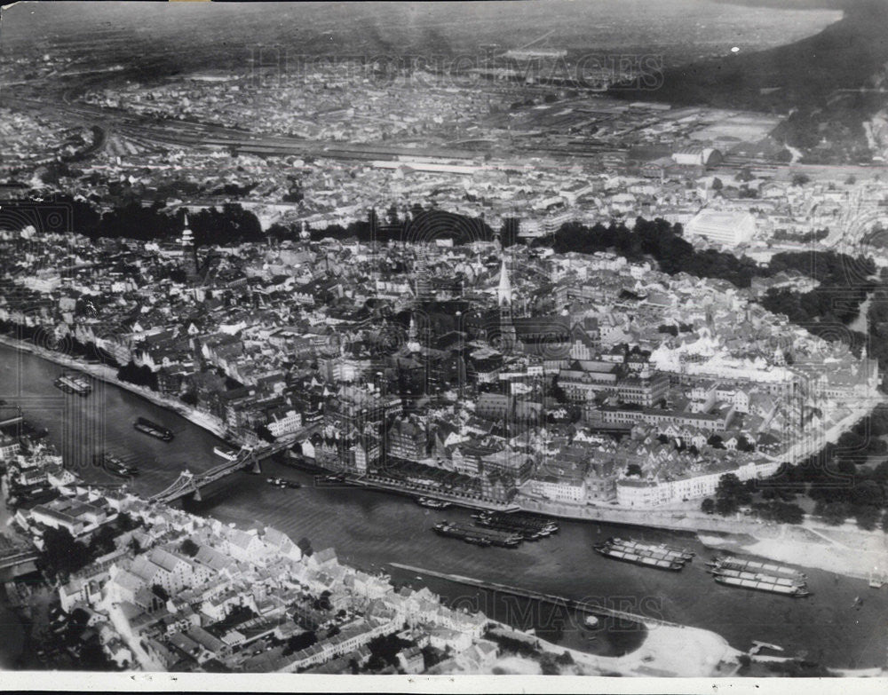 1940 Press Photo German City of Bremen - Historic Images