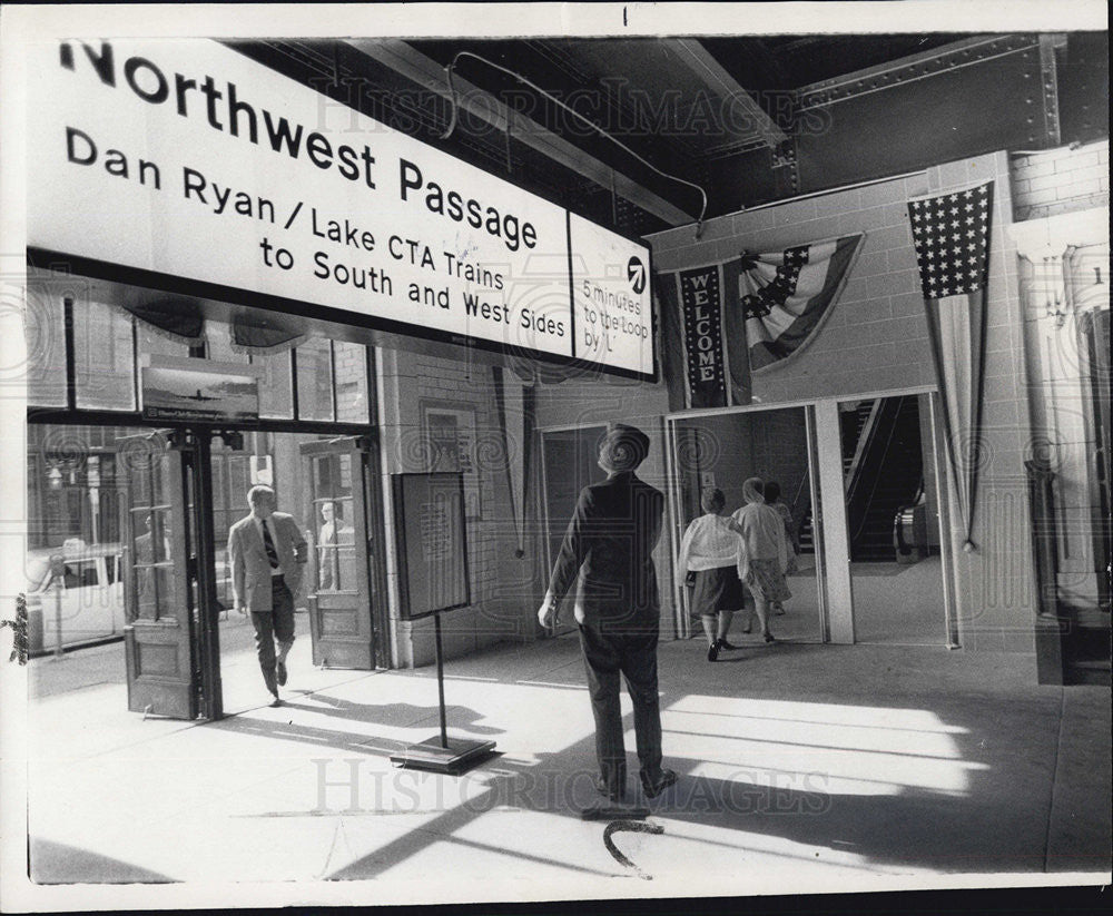 1970 Press Photo North Western town Terminal. - Historic Images