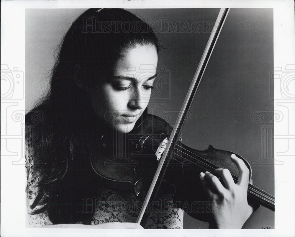 1979 Press Photo Miriam Fried Violinist. - Historic Images