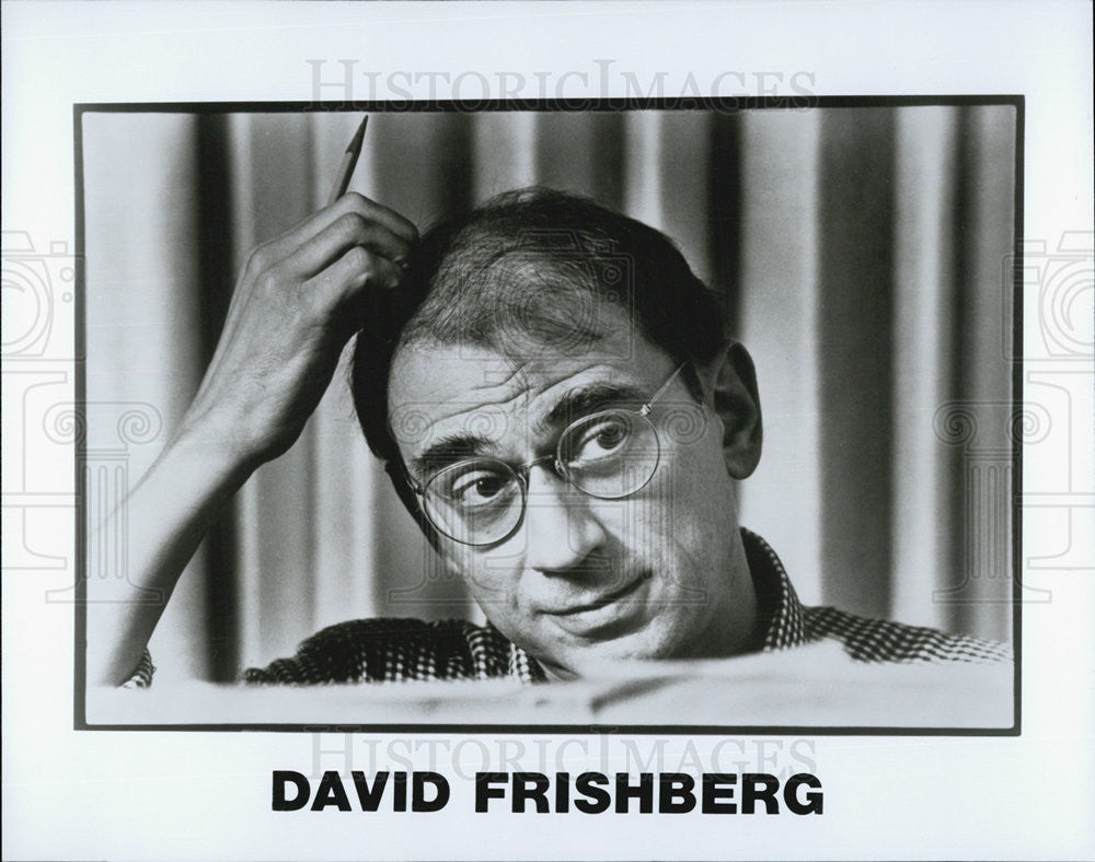 1999 Press Photo Jazz Pianist and Vocalist David Frishberg - Historic Images