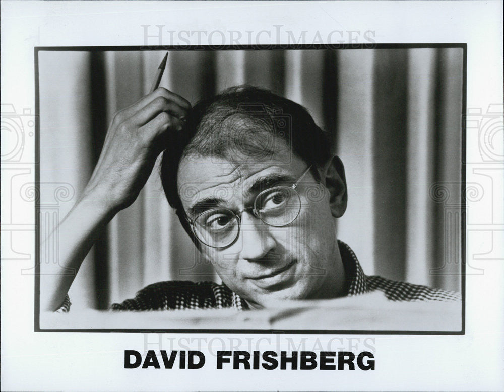 1988 Press Photo Singer and Pianist David Frishberg - Historic Images