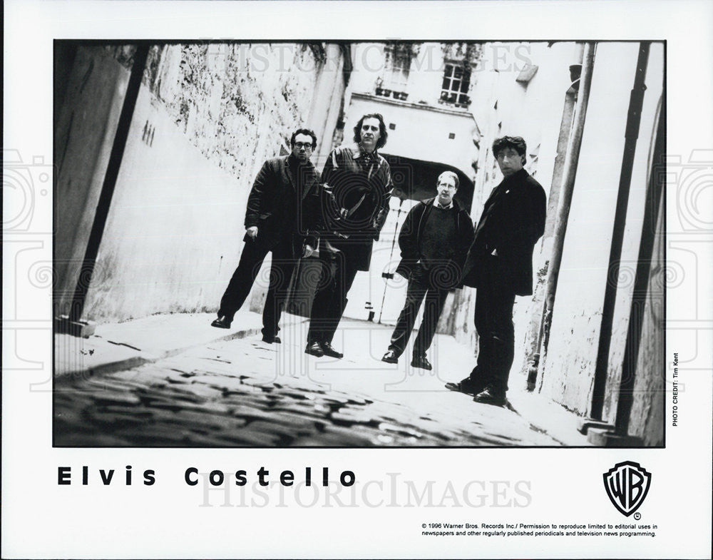 Press Photo Elvis Costello and the Attraction, English Band. - Historic Images