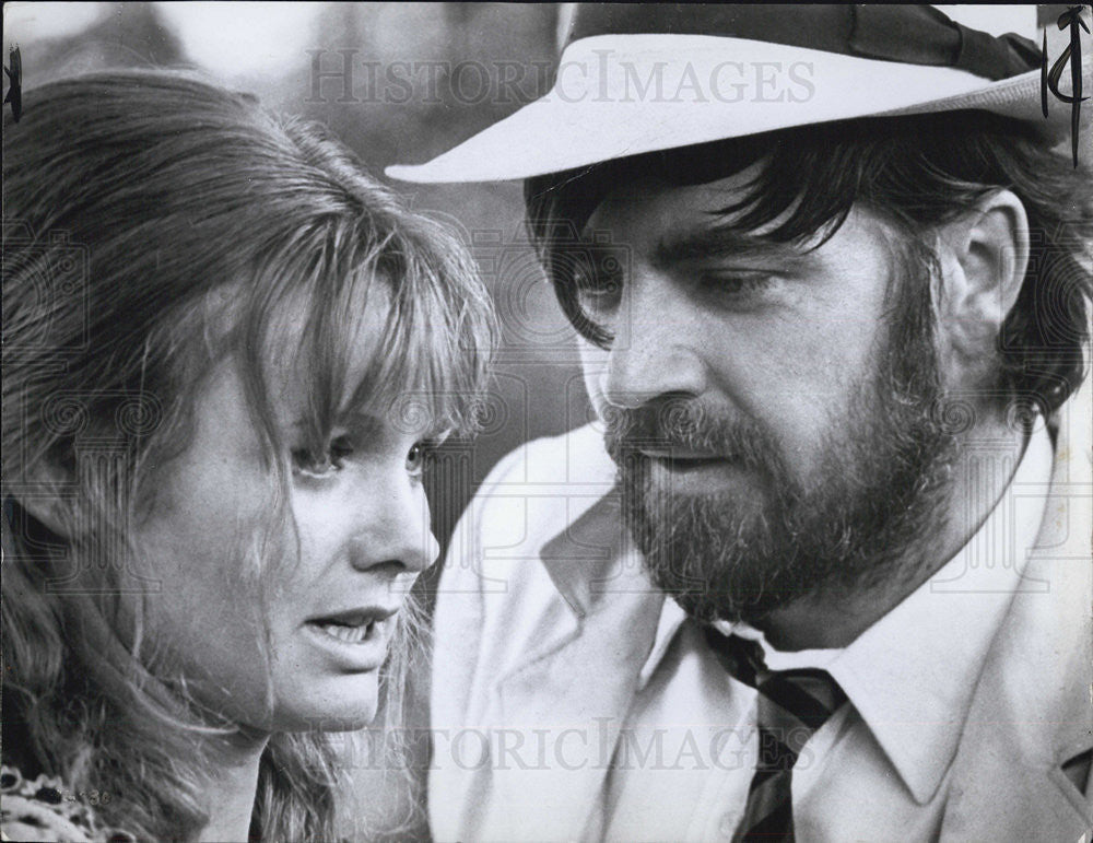 1970 Press Photo Actress Jennie Linden ad Actor Alan Bates. - Historic Images