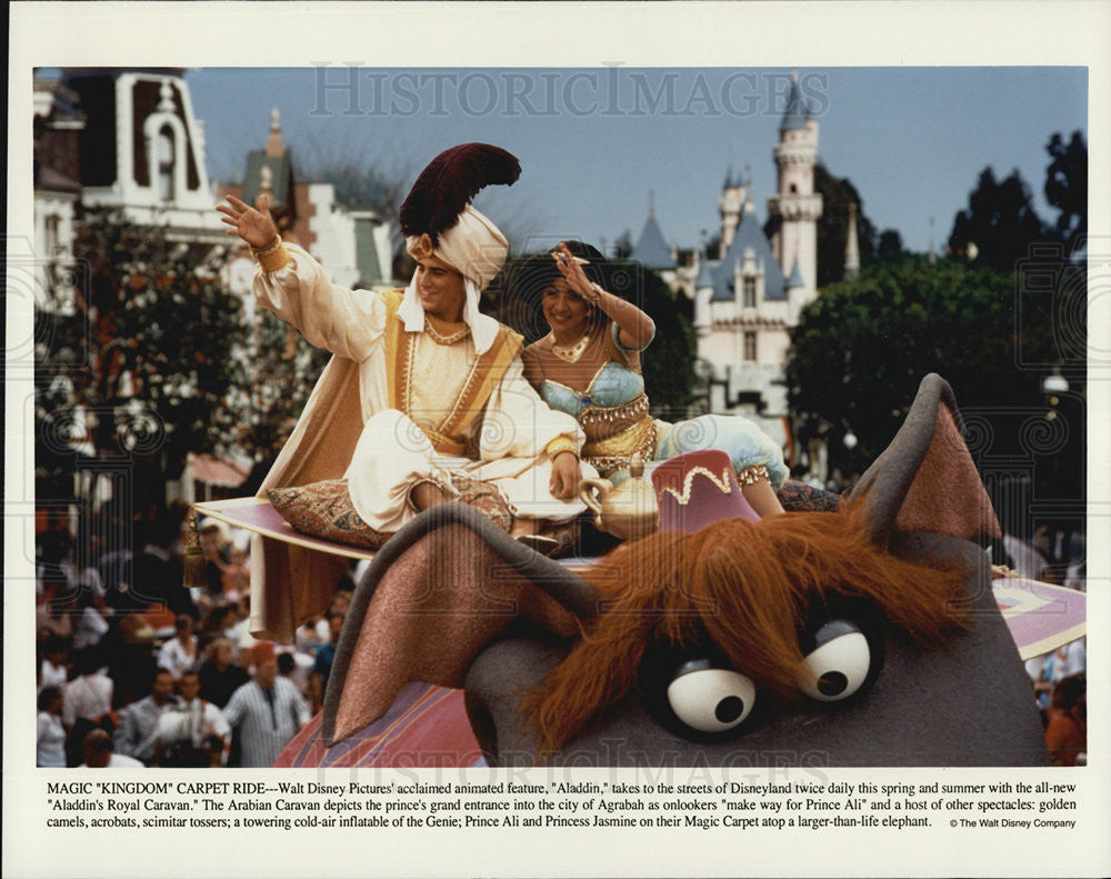 Press Photo Magic Kingdom Carpet Show. Disney. - Historic Images