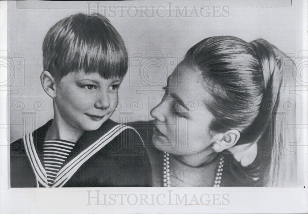 1966 Press Photo Prince Philippe &amp; Princess Paola in Brussels - Historic Images