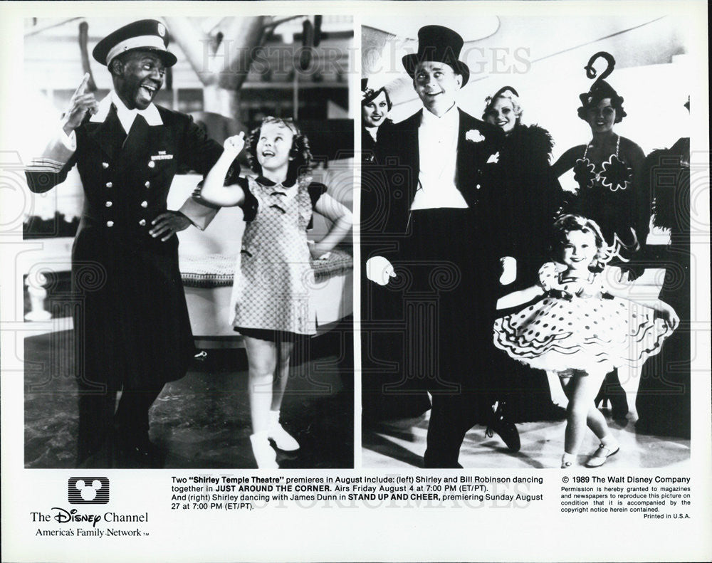 1989 Press Photo Shirley Temple advertisement for Disney - Historic Images