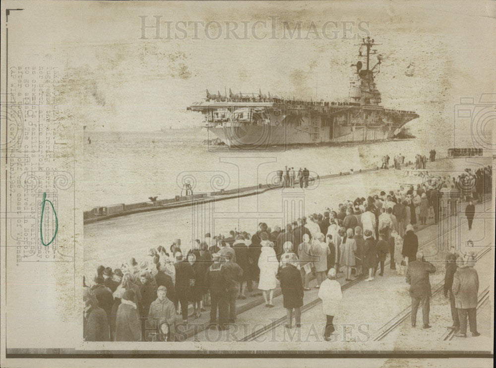 1968 Press Photo Navy Ship - Historic Images