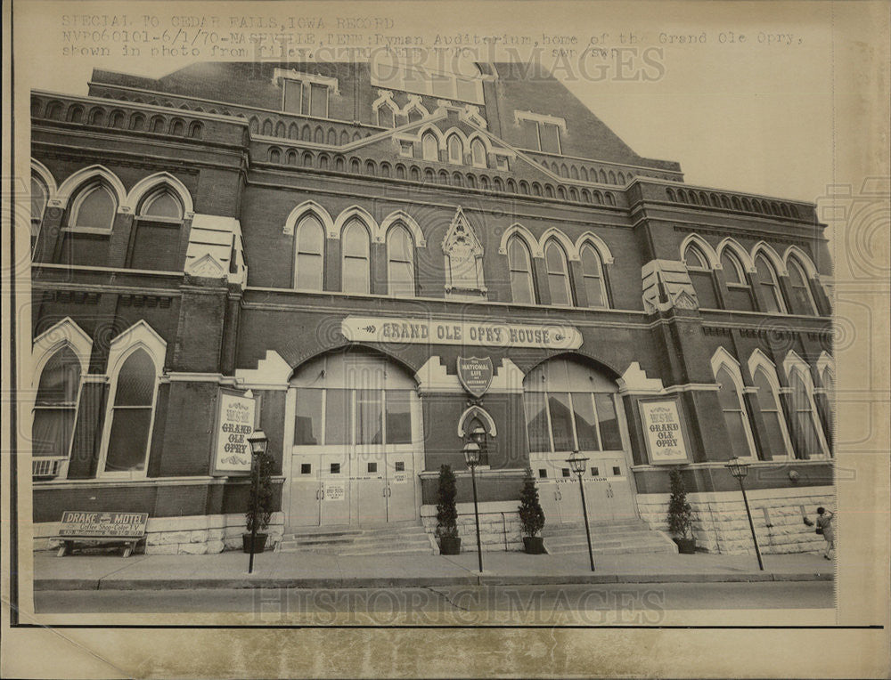 1970 Press Photo Grand ole opry - Historic Images