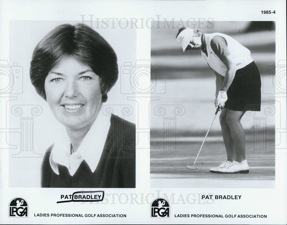 1986 Press Photo Pat Bradley Ladies Professional Golf Association - Historic Images