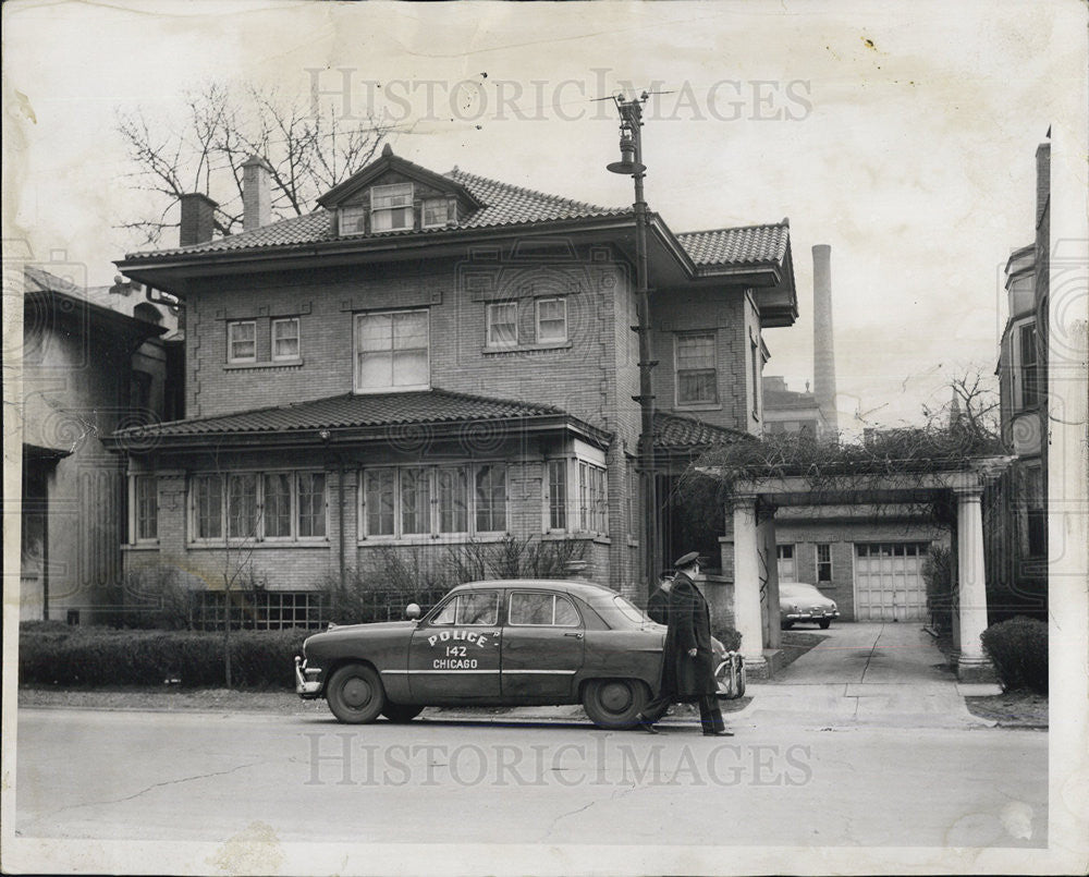 1952 Press Photo Home of Ald. Thomas Keane - Historic Images