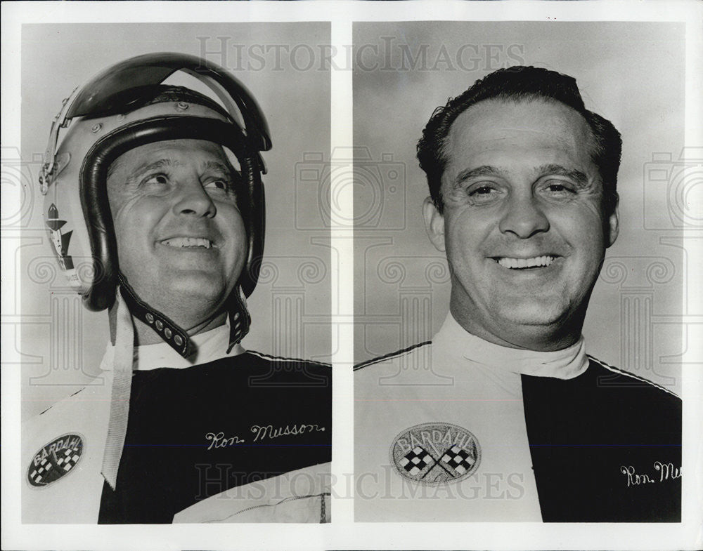 1965 Press Photo Ron Musson race car driver - Historic Images