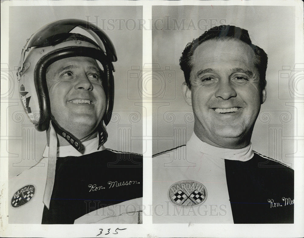 1965 Press Photo Ron Musson race car driver - Historic Images