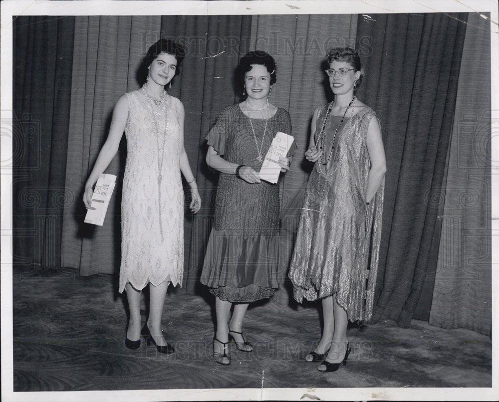 1956 Press Photo Women&#39;s Advertising Club of Chicago. - Historic Images