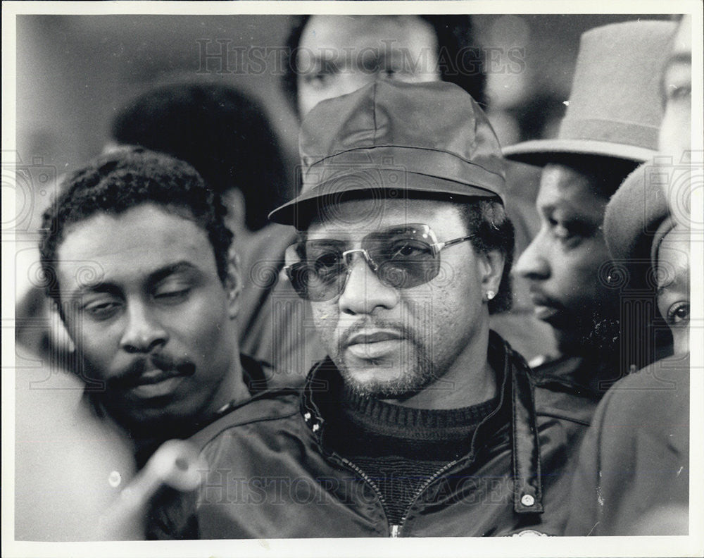 1985 Press Photo Willie Flukie Stoke after sentancing - Historic Images