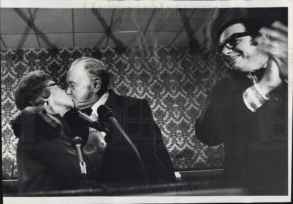 1974 Press Photo Ald. Thomas Keane and wife Adeleine after Thomas&#39;s Conviction - Historic Images