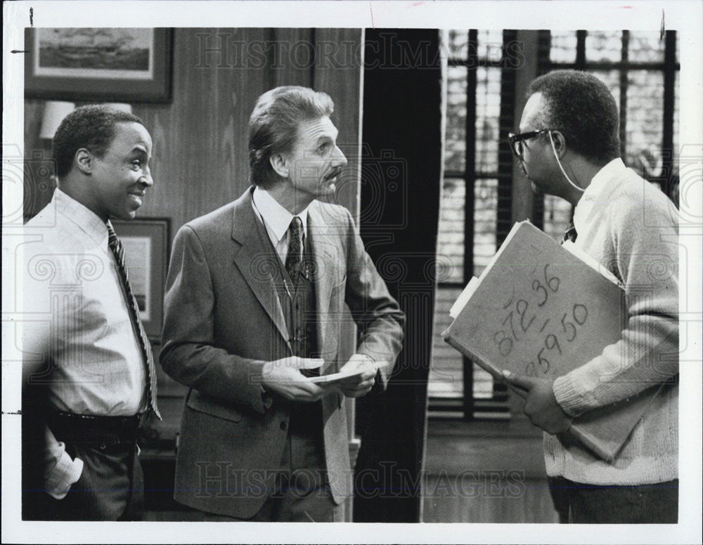 1983 Press Photo Robert Guillaume, Rene Auberjonois and Jason Bernard - Historic Images