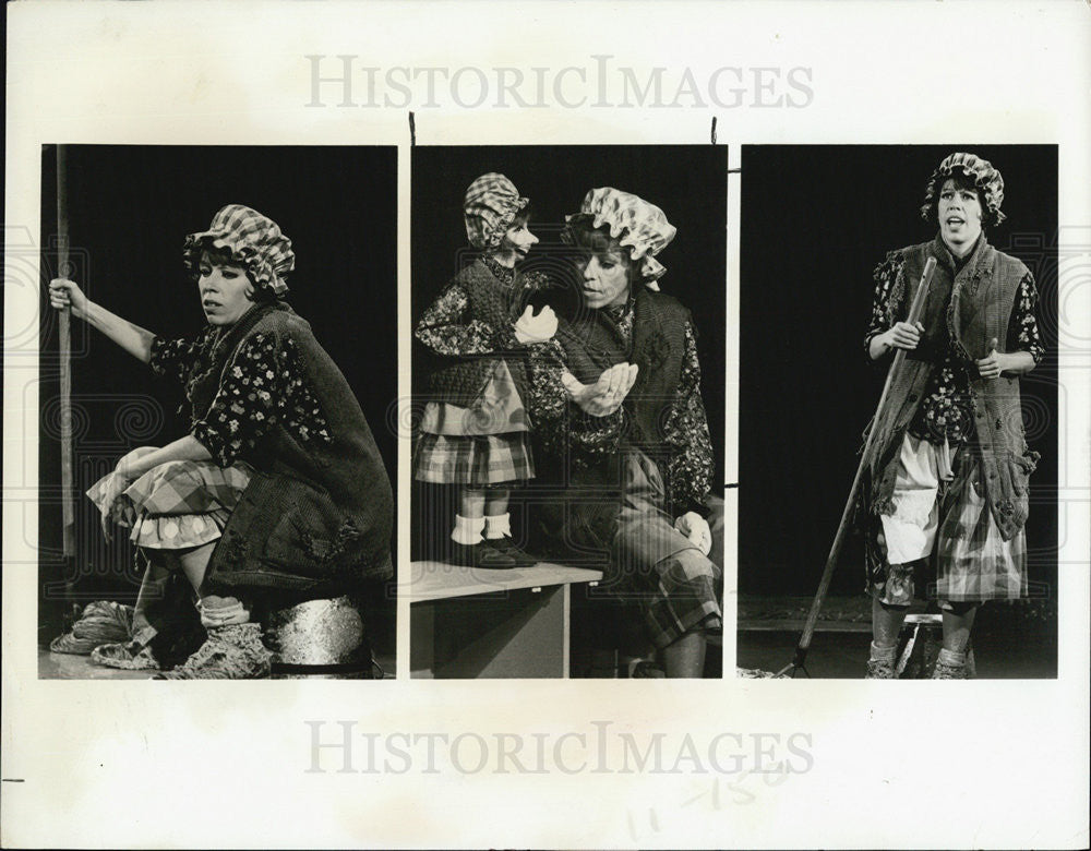 1977 Press Photo Carol Burnett on &quot;The Carol Burnett Show&quot; - Historic Images