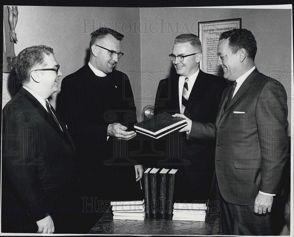 1964 Press Photo Rev. Alfred J. Jolson Associate Dean at Boston College - Historic Images