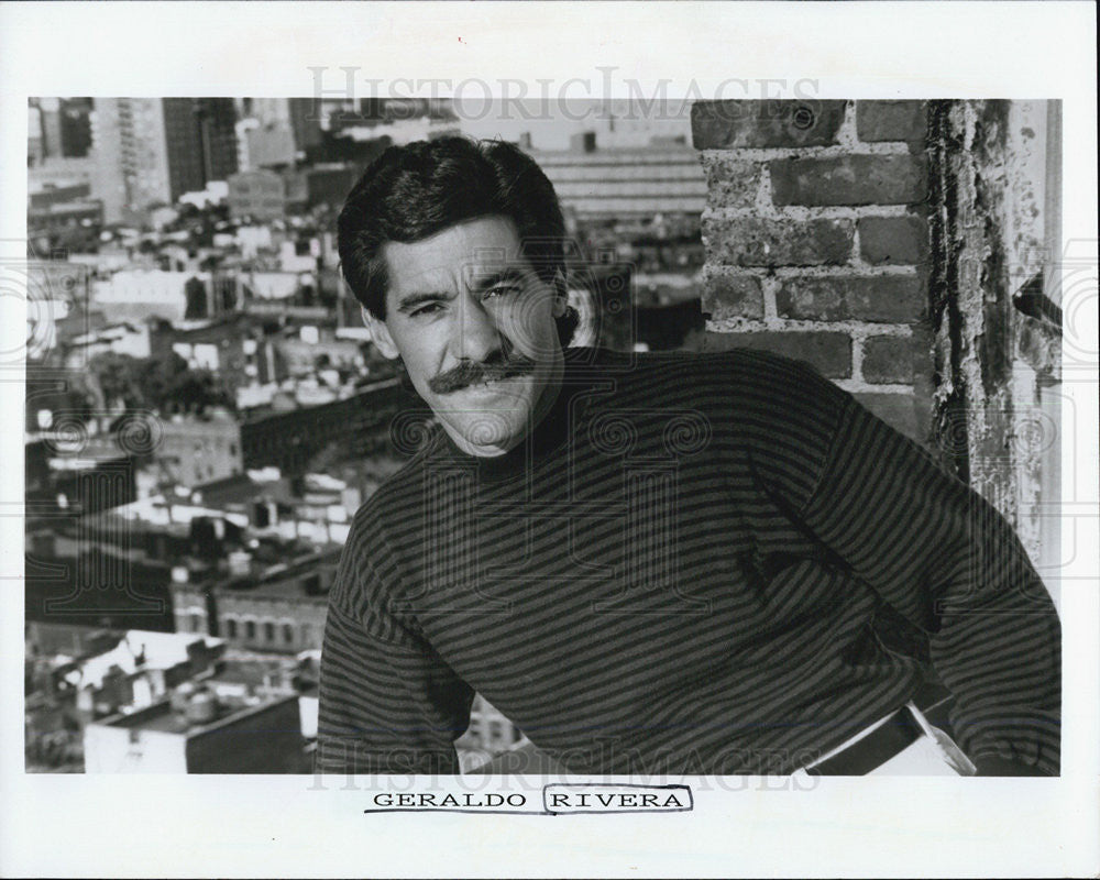 1988 Press Photo Geraldo Rivera - Historic Images