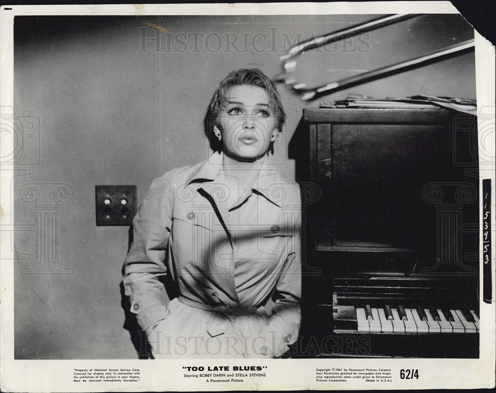 1962 Press Photo Stella Stevens in &quot;Too Late Blues&quot; - Historic Images