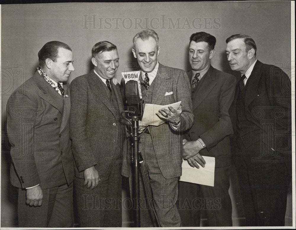 1938 Press Photo Jimmy Dykes, Oscar Vitt, Charley Grimm and Bill McKechnie - Historic Images