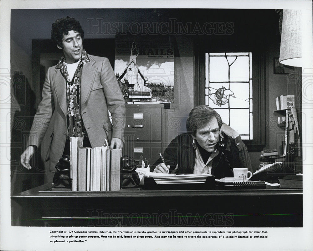 1974 Press Photo Elliott Gould and George Segal in &quot;California Split&quot; - Historic Images