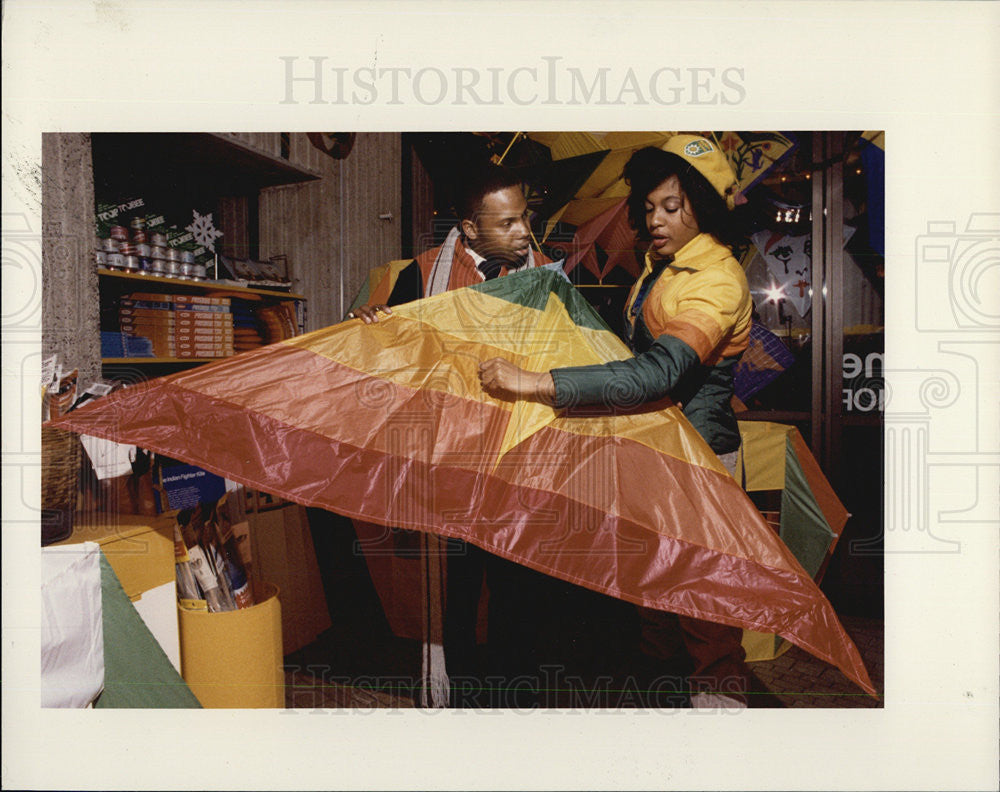 1982 Press Photo Mark Wilson and Margaret Belton - Historic Images