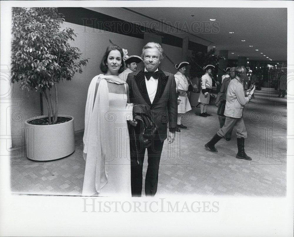 1977 Press Photo Susan Riley and David L. Gamble - Historic Images