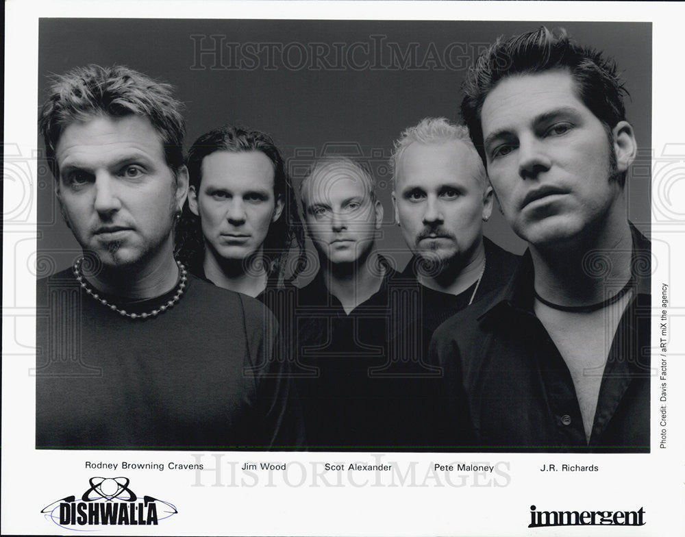 Press Photo Musical group Dishwalla - Historic Images