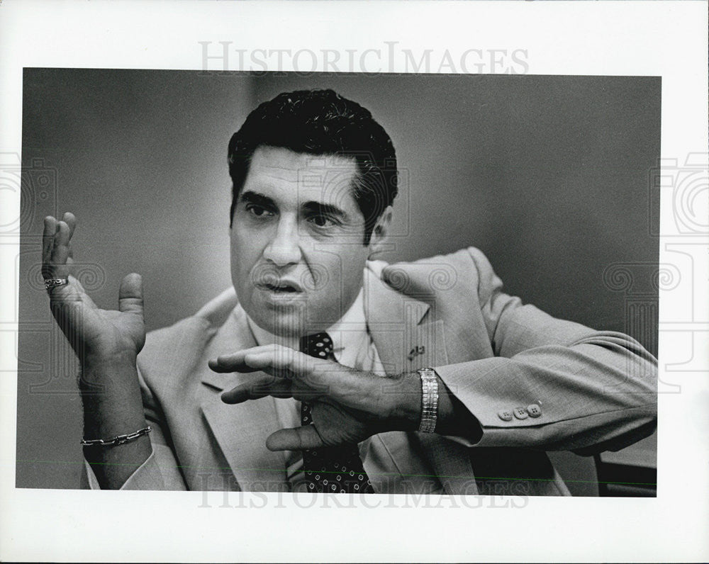 1982 Press Photo Peter Dispenzire, New US Customs Commissioner - Historic Images