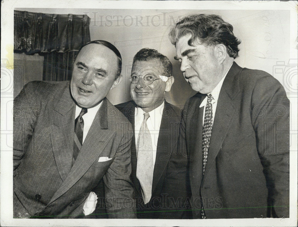 1936 Press Photo George Berry, Sidney Hillmann, &amp; John L. Lewis Washington D.C. - Historic Images