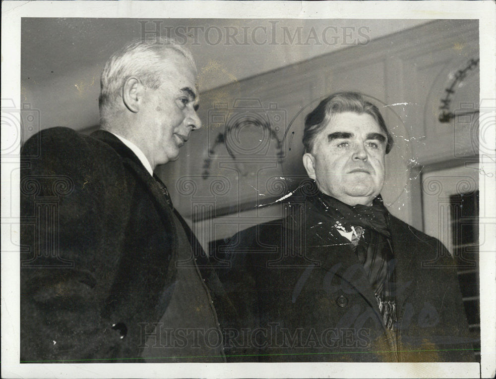 1938 Press Photo John Lewis and Phillip Murray - Historic Images