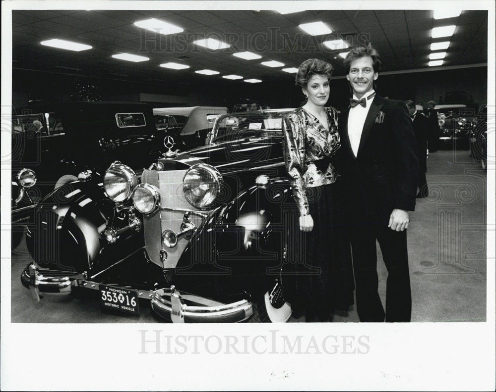 1986 Press Photo Jim Nagy and his fiance Iacoca - Historic Images