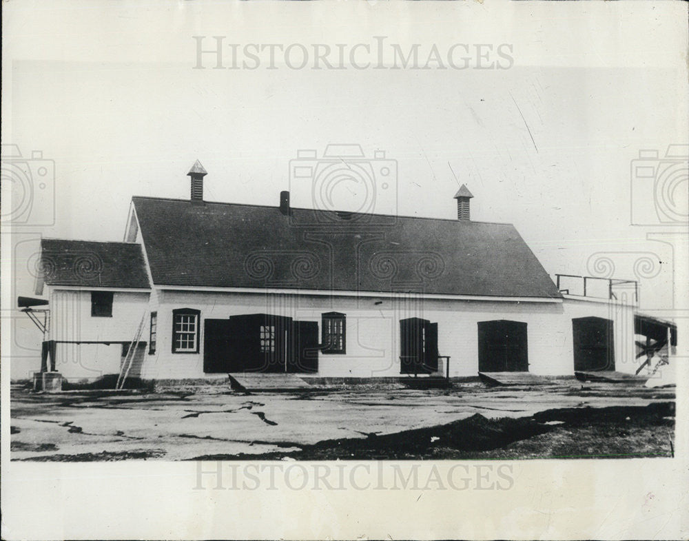 1928 Press Photo Pumphouse on Greenly Island - Historic Images