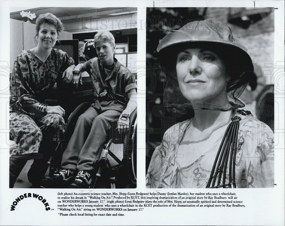 1987 Press Photo Lynn Redgrave stars in &quot;Walking On Air&quot; - Historic Images