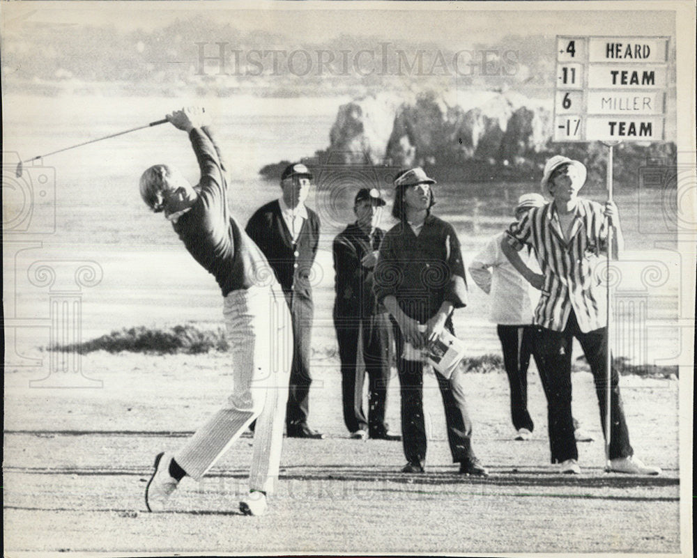 1972 Press Photo John Miller at Gold Tournament - Historic Images