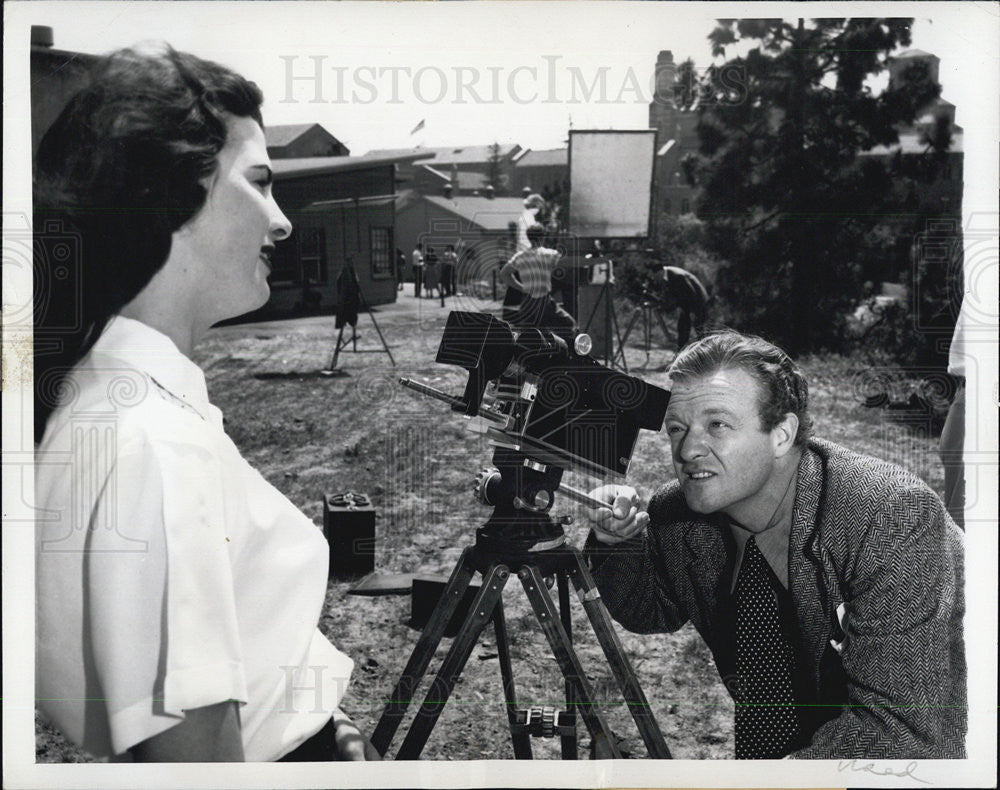 1950 Press Photo Van Heflin and Agnes Mcdonnell - Historic Images