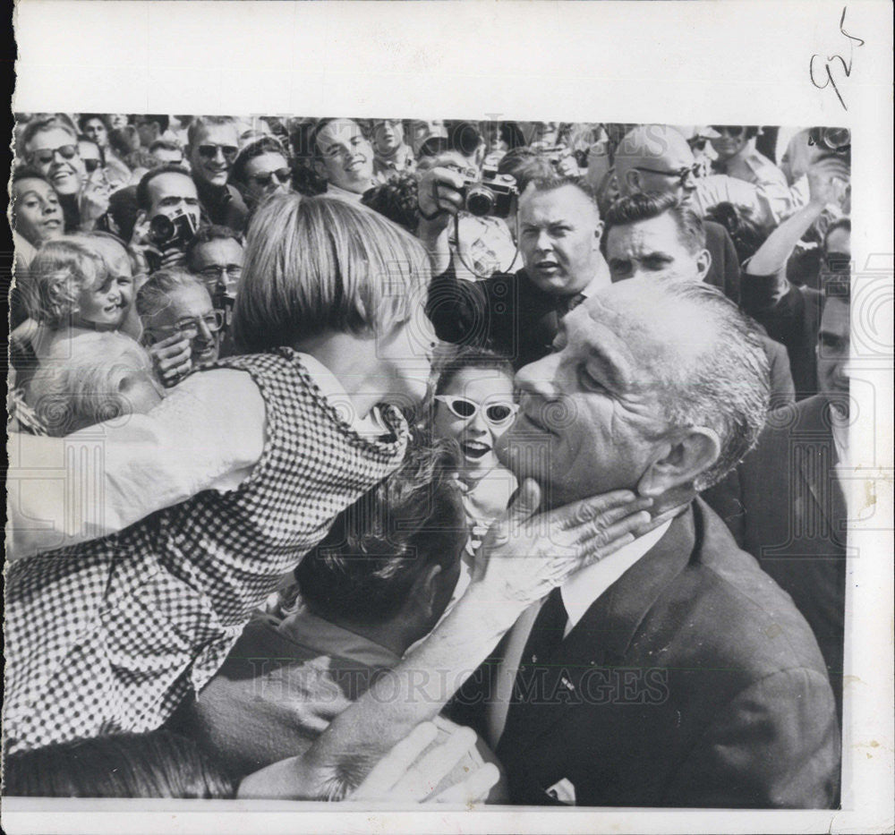 Press Photo Lyndon B Johnson - Historic Images