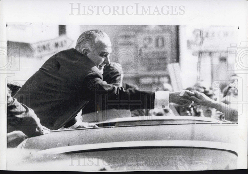 1964 Press Photo President Lyndon B. Johnson - Historic Images