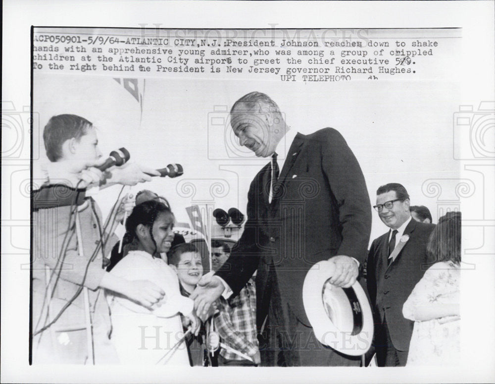 1964 Press Photo President Lyndon B. Johnson - Historic Images