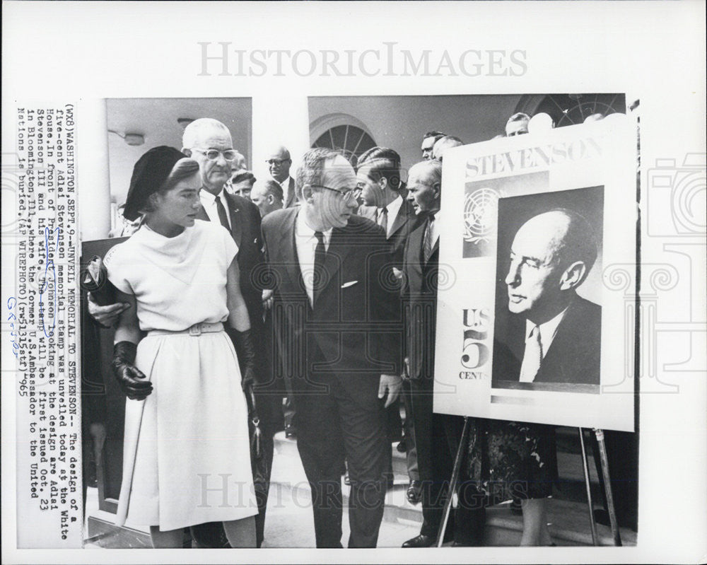 1965 Press Photo President Lyndon B. Johnson - Historic Images