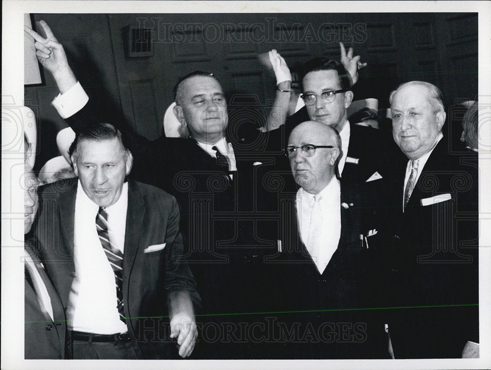 1960 Press Photo President Lyndon  B. Johnson - Historic Images